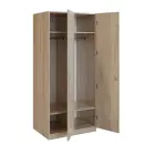 Q 221-80 skříň šatní, 2-dvéřová, 800x600x1800mm, dub bardolino